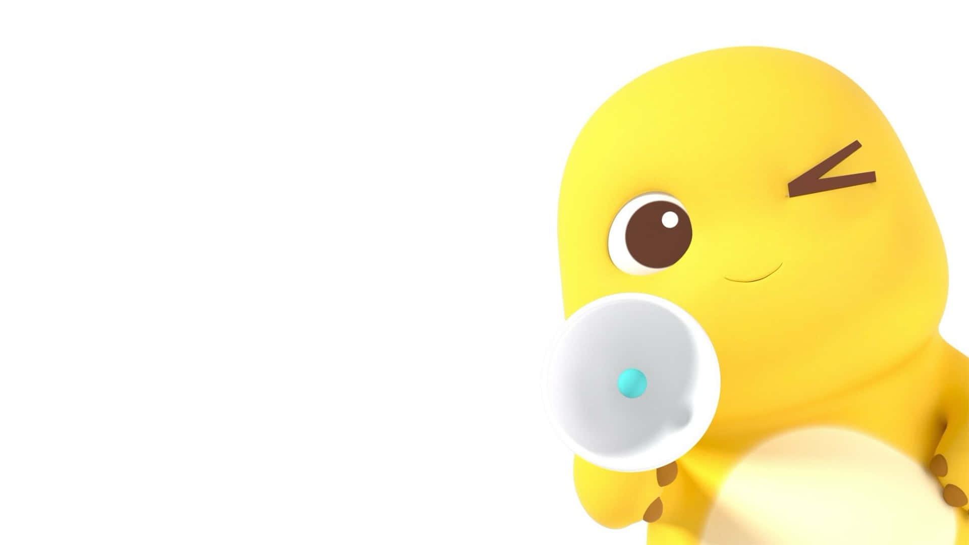 Mascota Nailoong Con Megáfono Fondo de pantalla