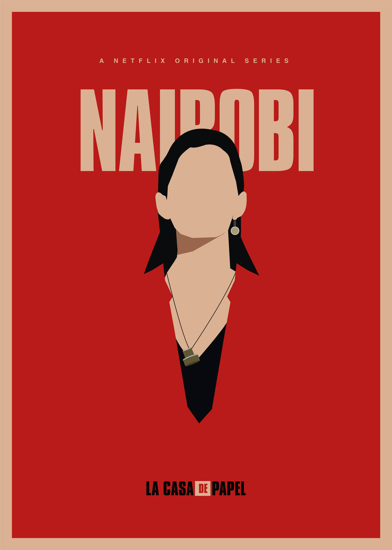 Nairobi Pengar Stötar Vektor Konst Wallpaper