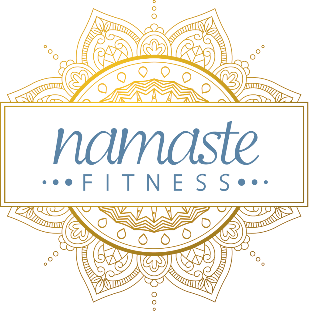 Namaste Fitness Logo Design PNG
