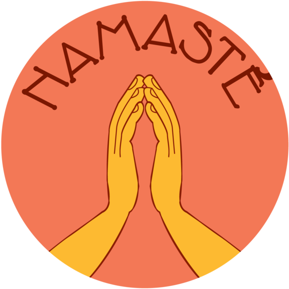 Namaste Gesture Illustration PNG