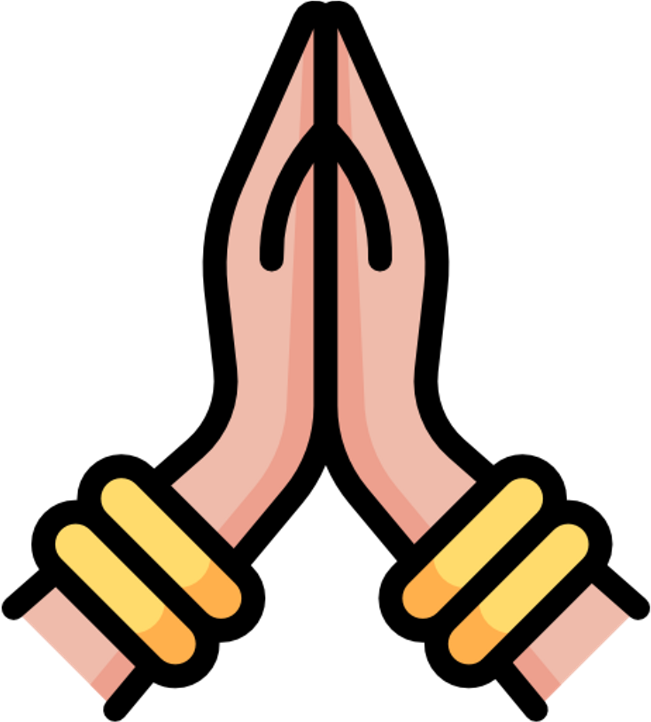 Namaste Hands Gesture PNG