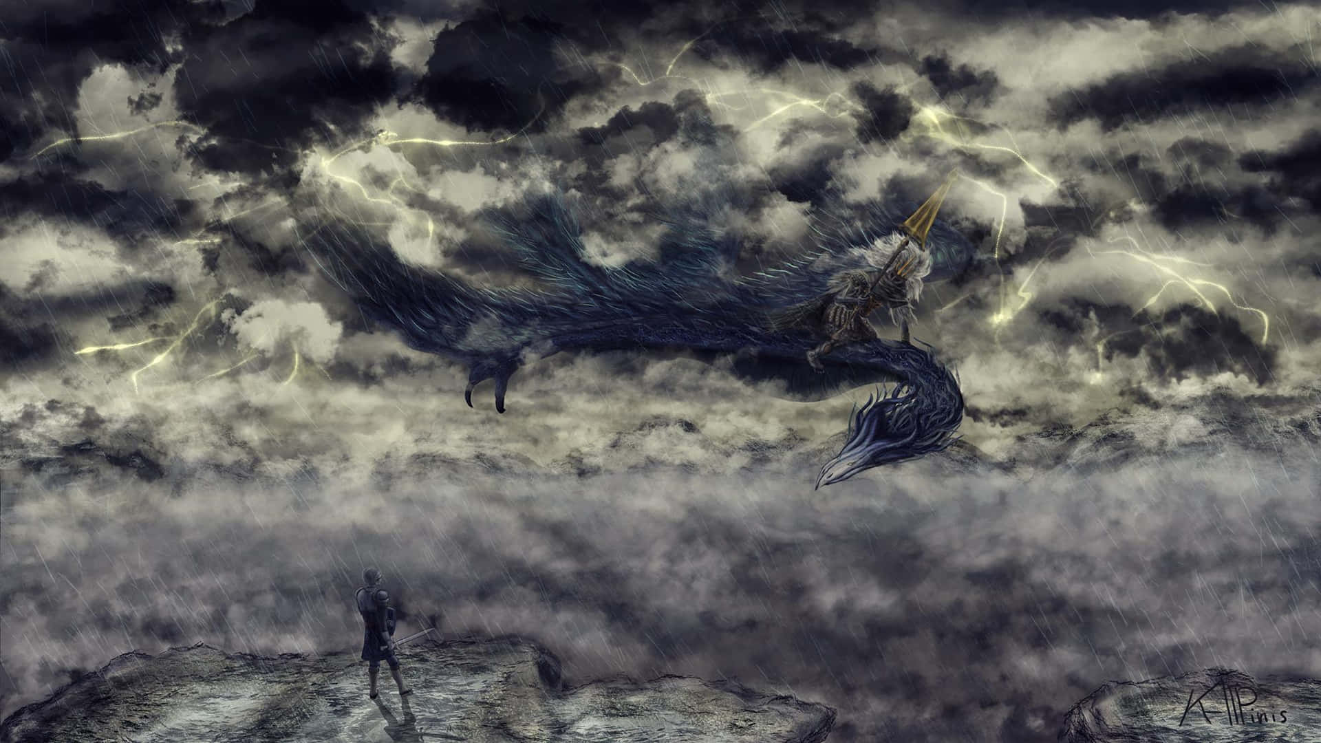 The Nameless King in Epic Battle Wallpaper