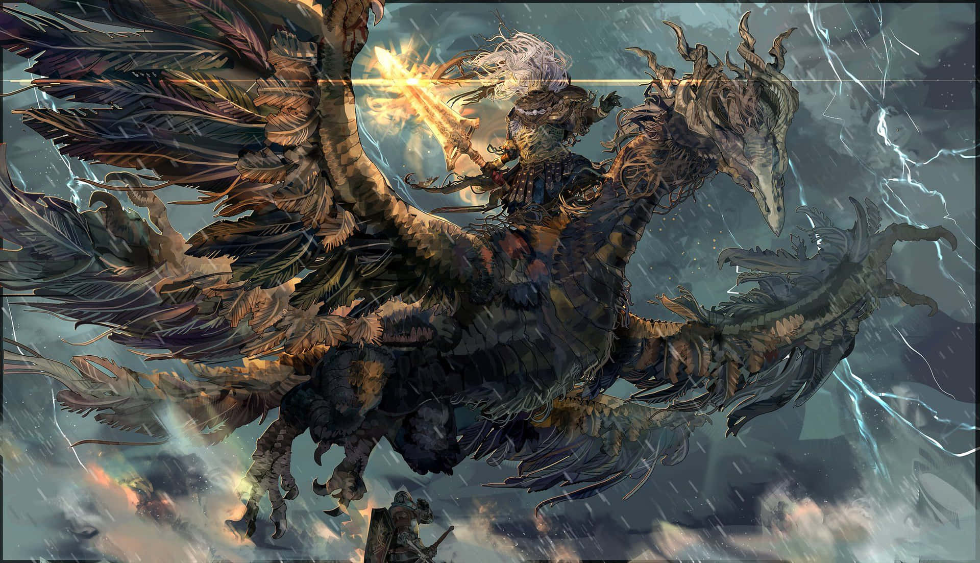 The Nameless King in his epic battleground Wallpaper