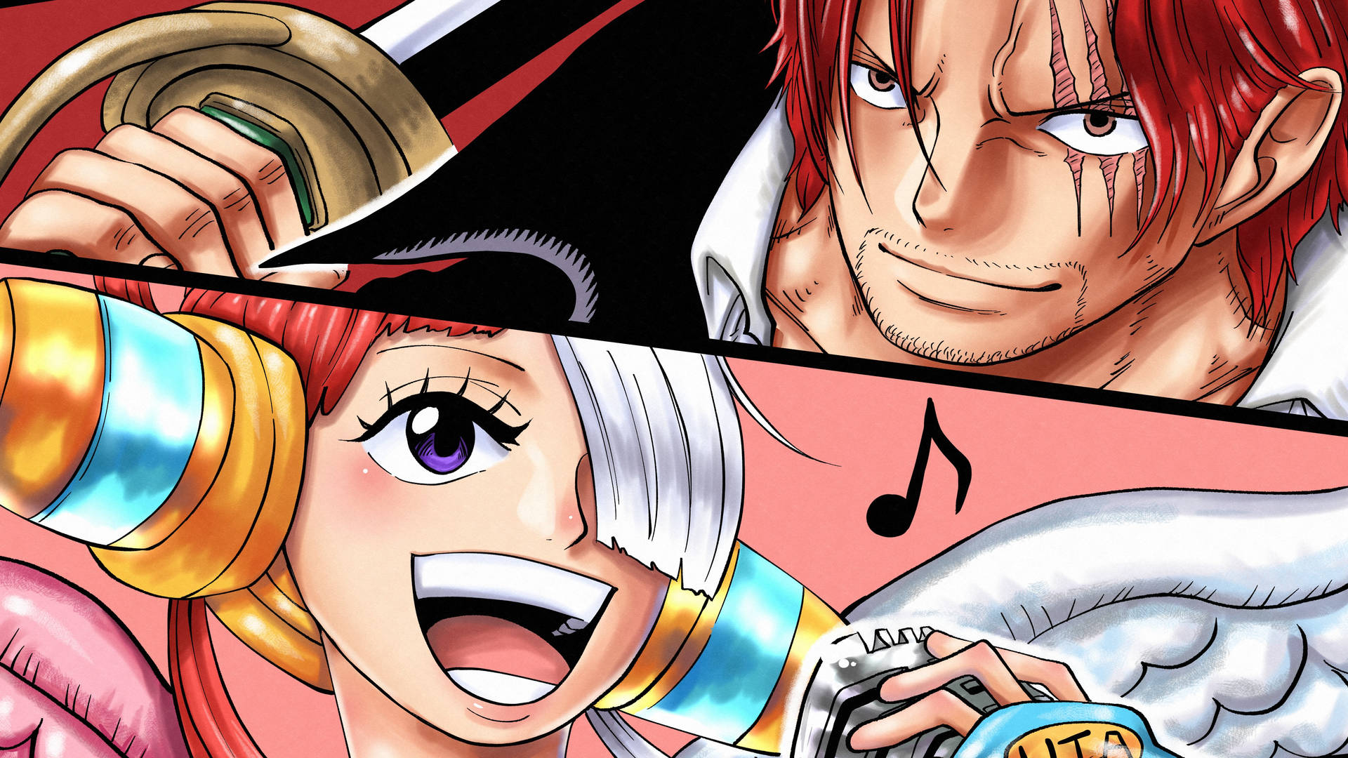 Nami Og Shanks One Piece Desktop Wallpaper