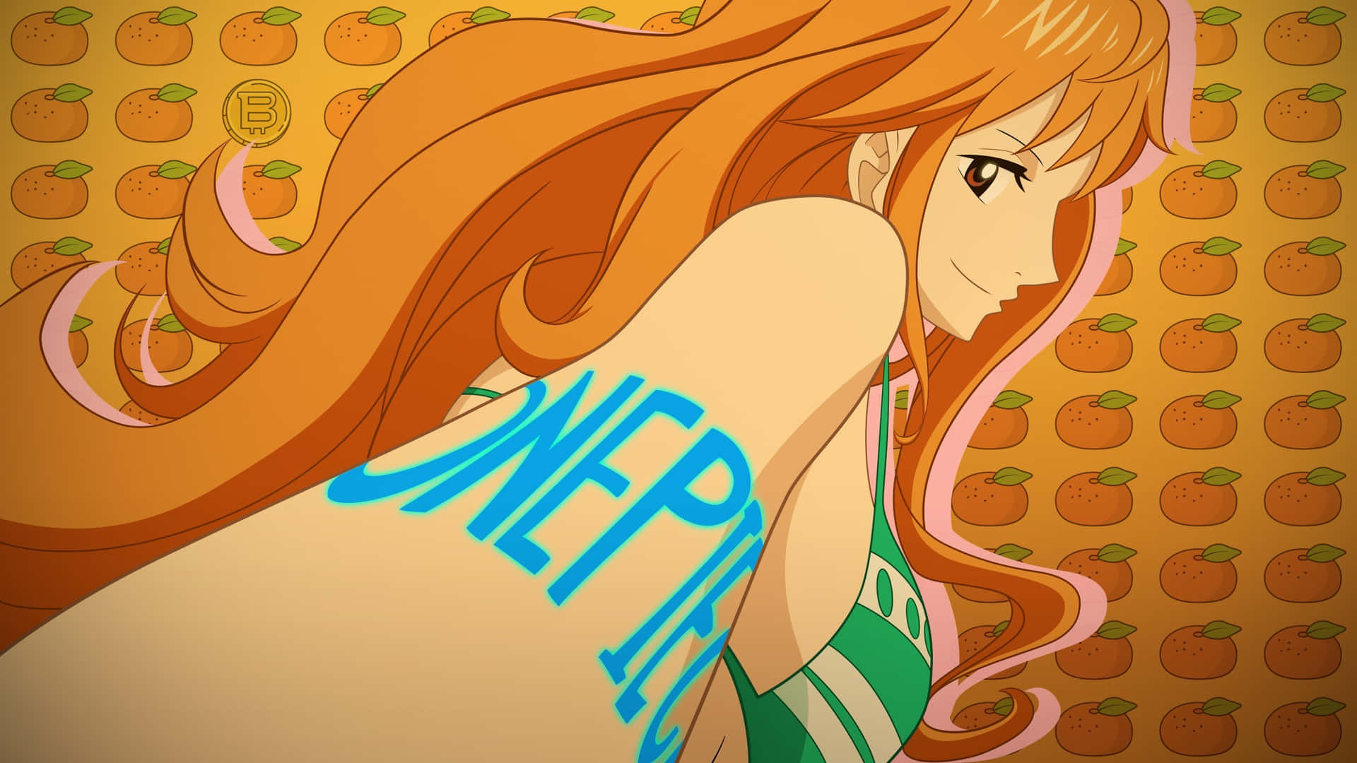 Long Haired Nami One Piece Wallpaper