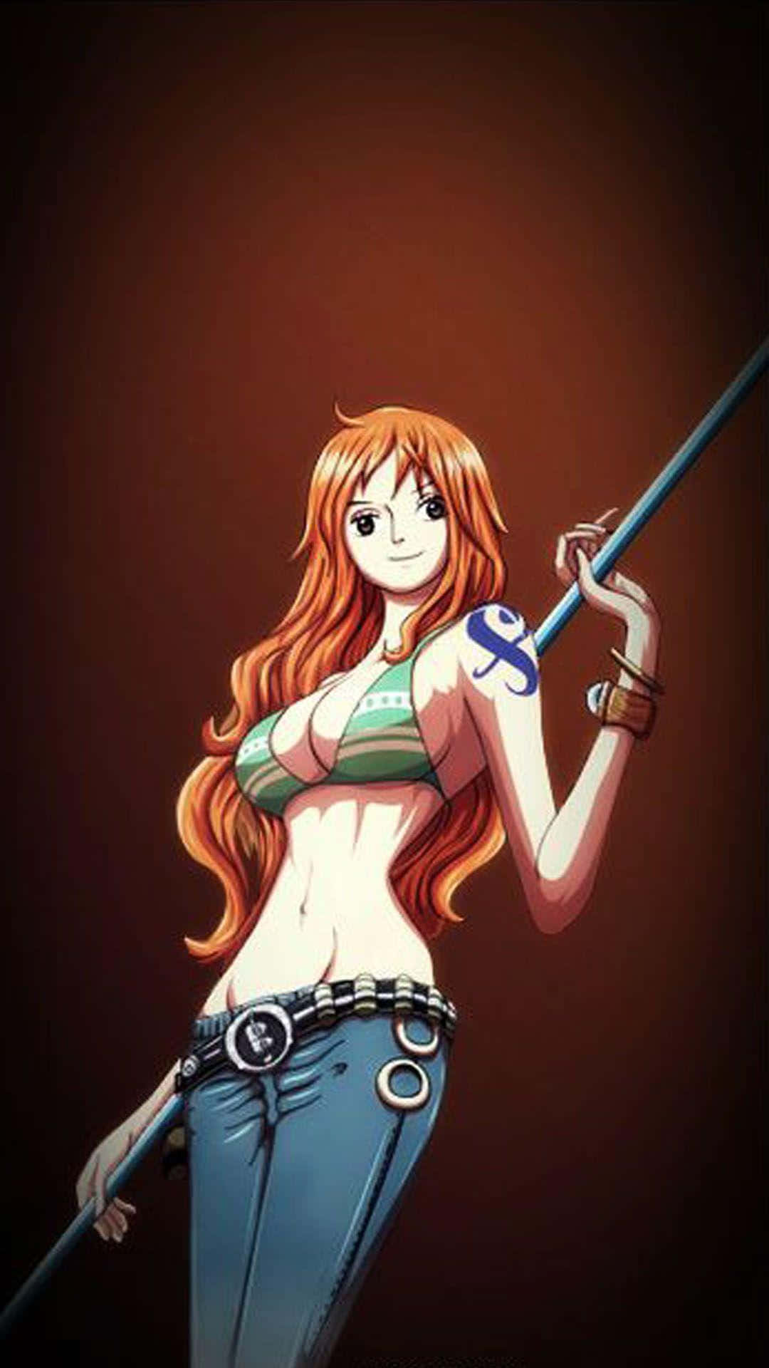 Time Skip Look Of Nami One Piece Wallpaper