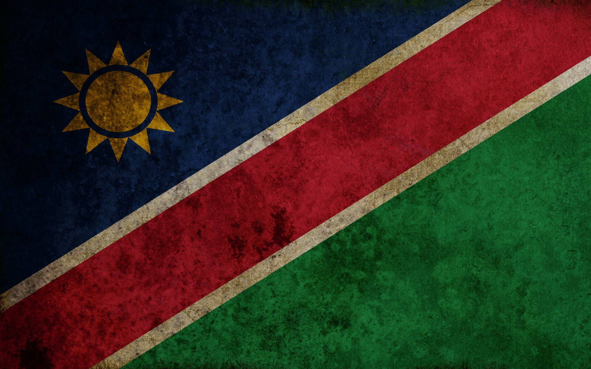 Namibia Flag Digital Art