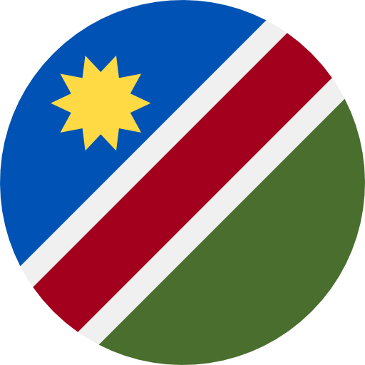 Namibian Flag Graphic PNG