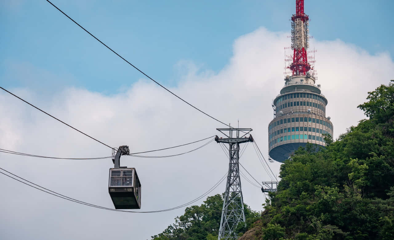 Namsan Seoul Tower Cable Car Wallpaper