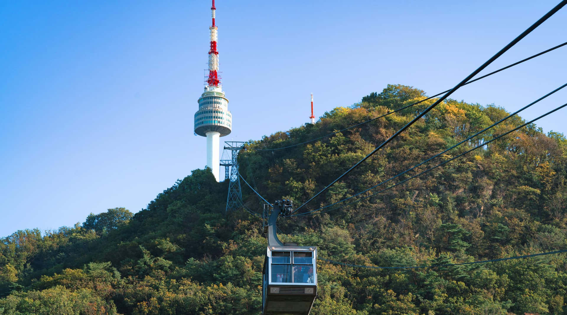 Namsan Seoul Tower Cable Car Wallpaper