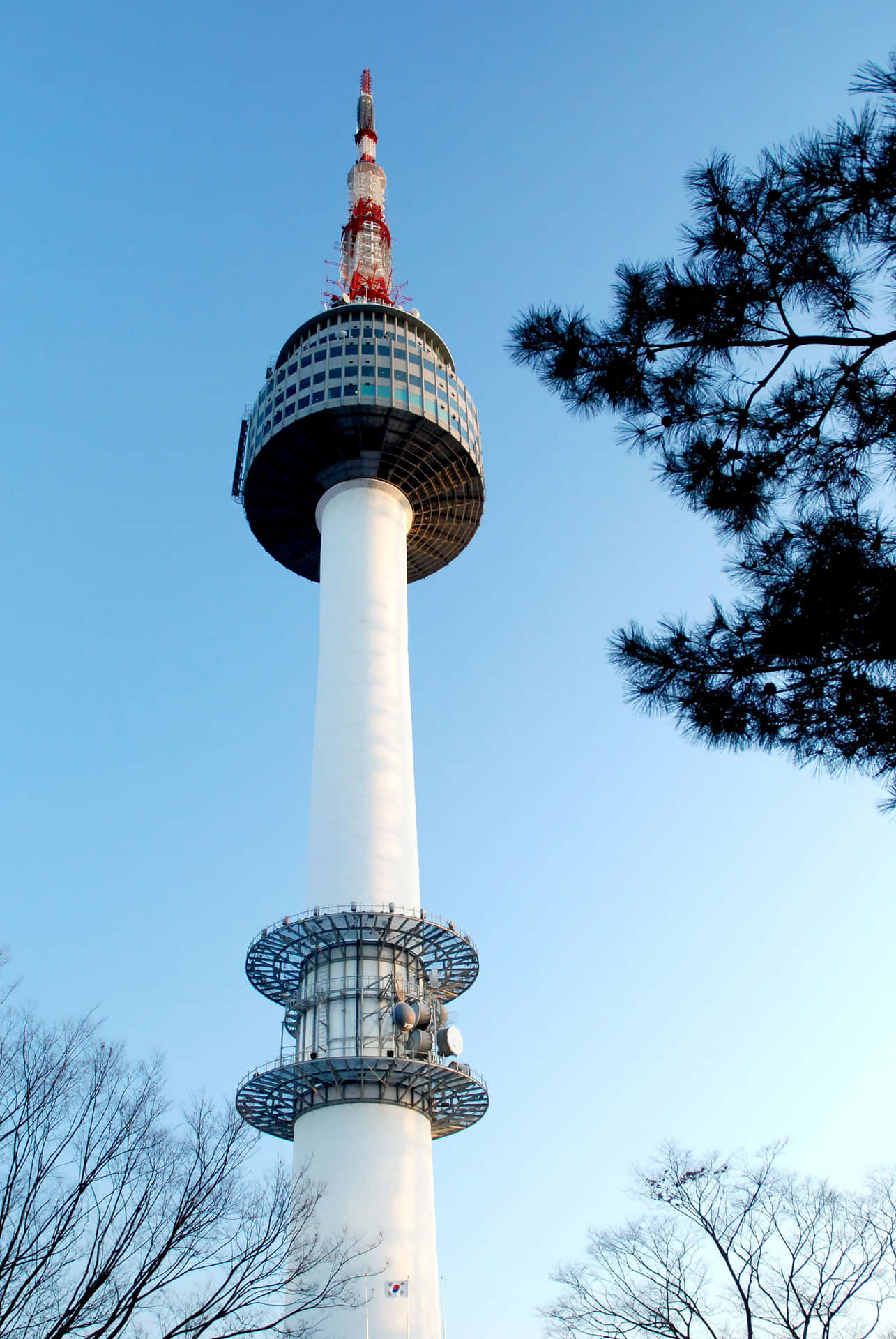 Namsan Seoul Tower Dusk Wallpaper