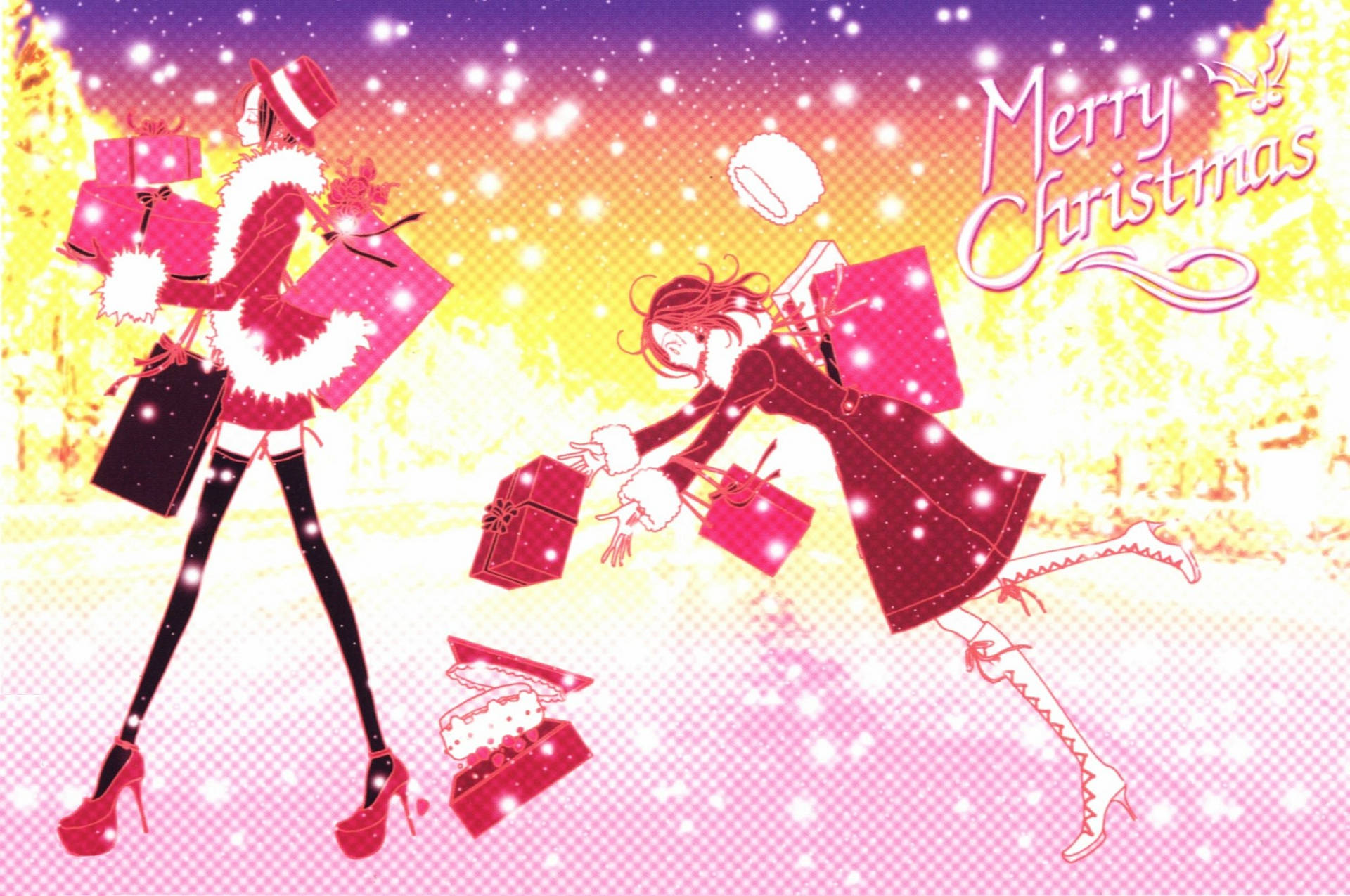 Nana Anime Merry Christmas Wallpaper