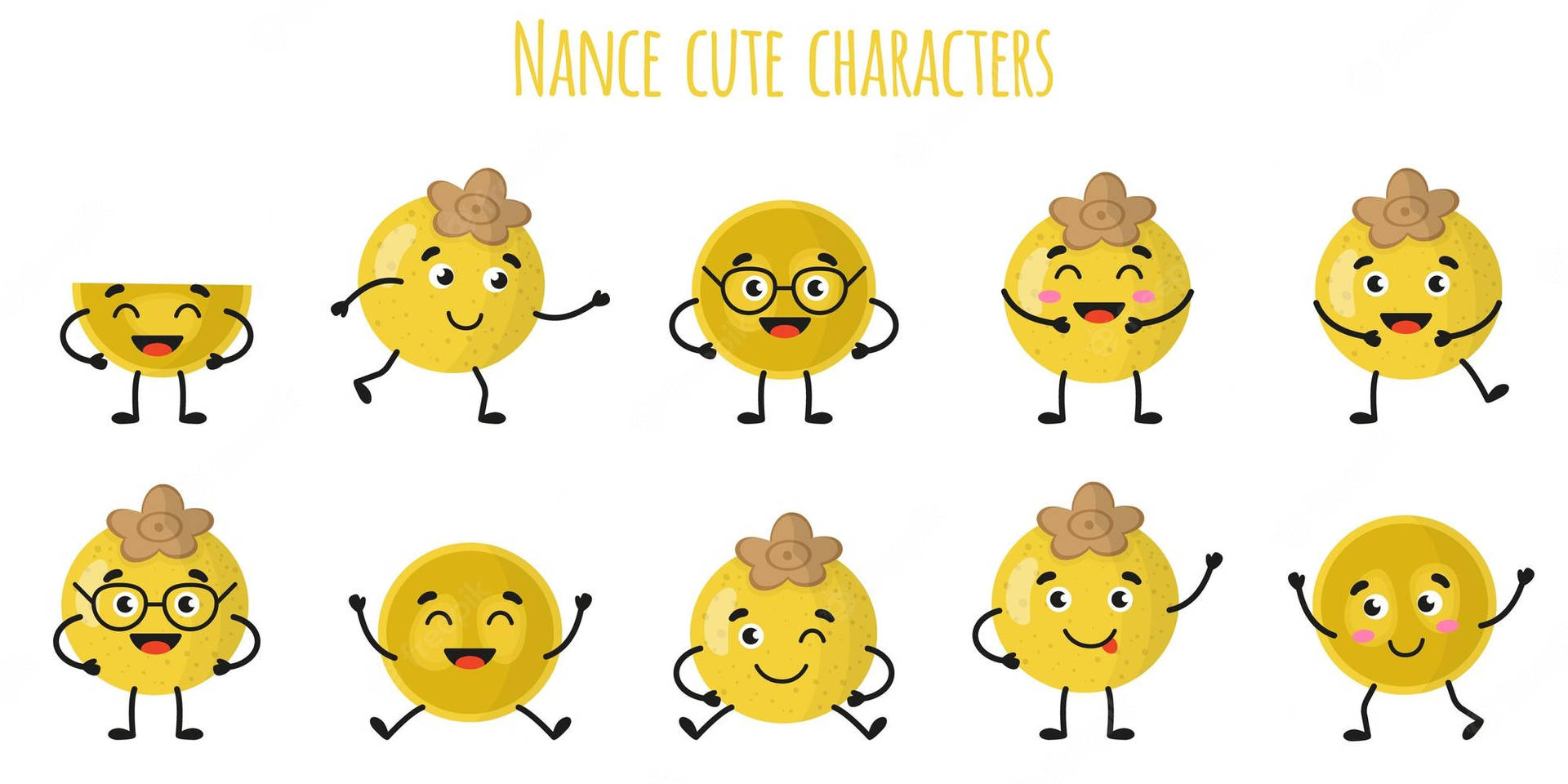 Nance Cute Characters Wallpaper