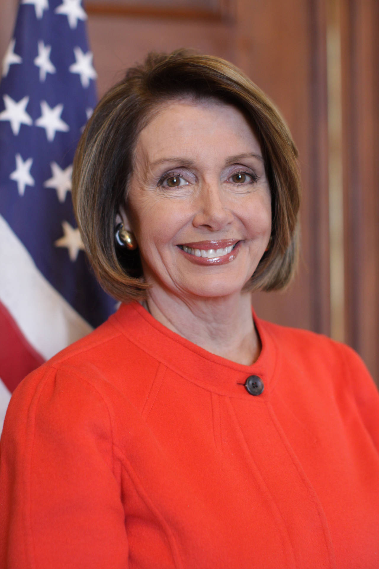 U.S. House Speaker Nancy Pelosi Smiling Wallpaper