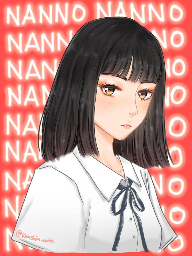 Nanno Anime-style Art Wallpaper
