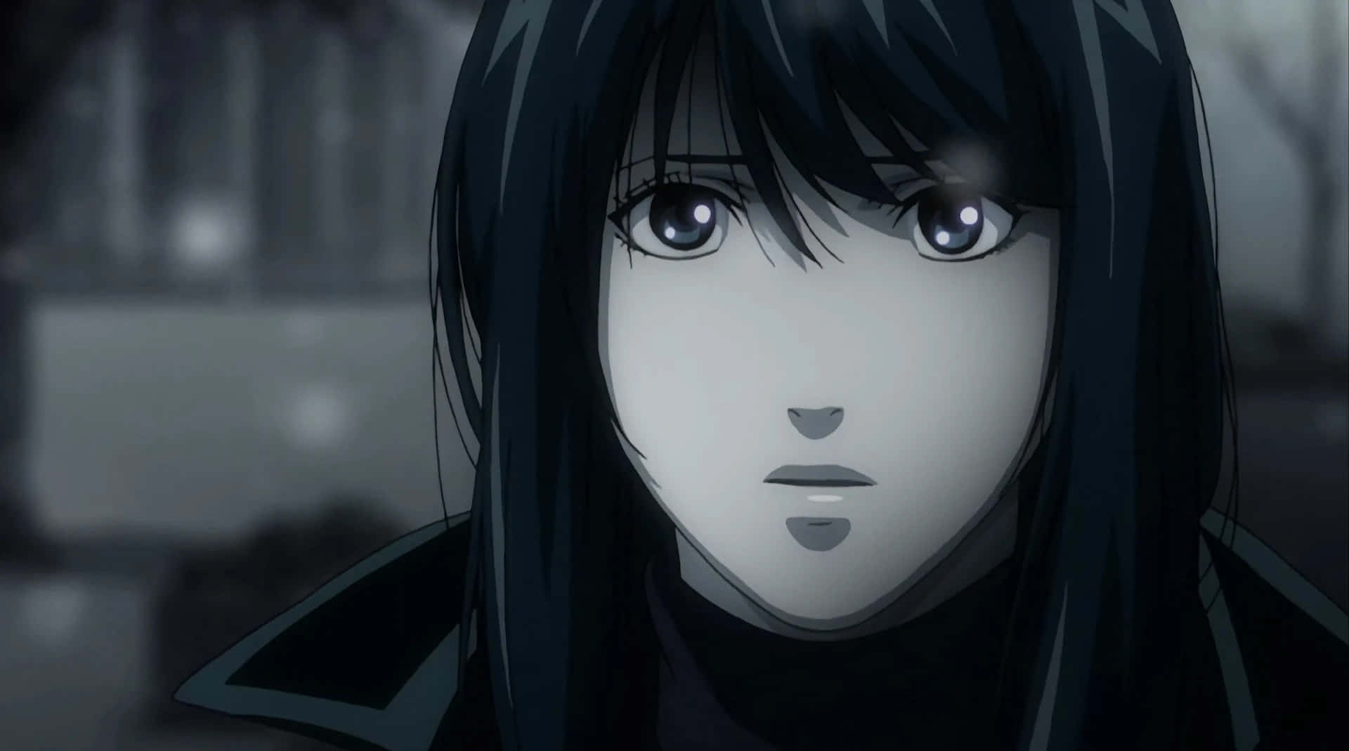 Naomi Misora from Death Note, focusing on her determined expression Wallpaper