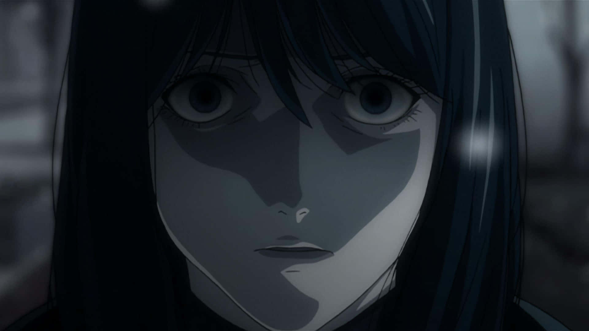 Naomi Misora from Death Note in a thoughtful pose Wallpaper
