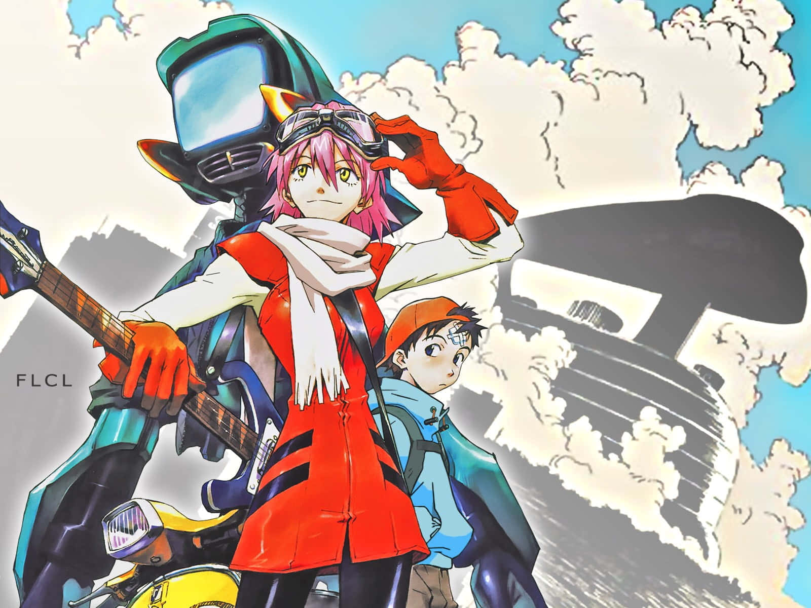 Naota Nandaba, FLCL Anime Character Wallpaper