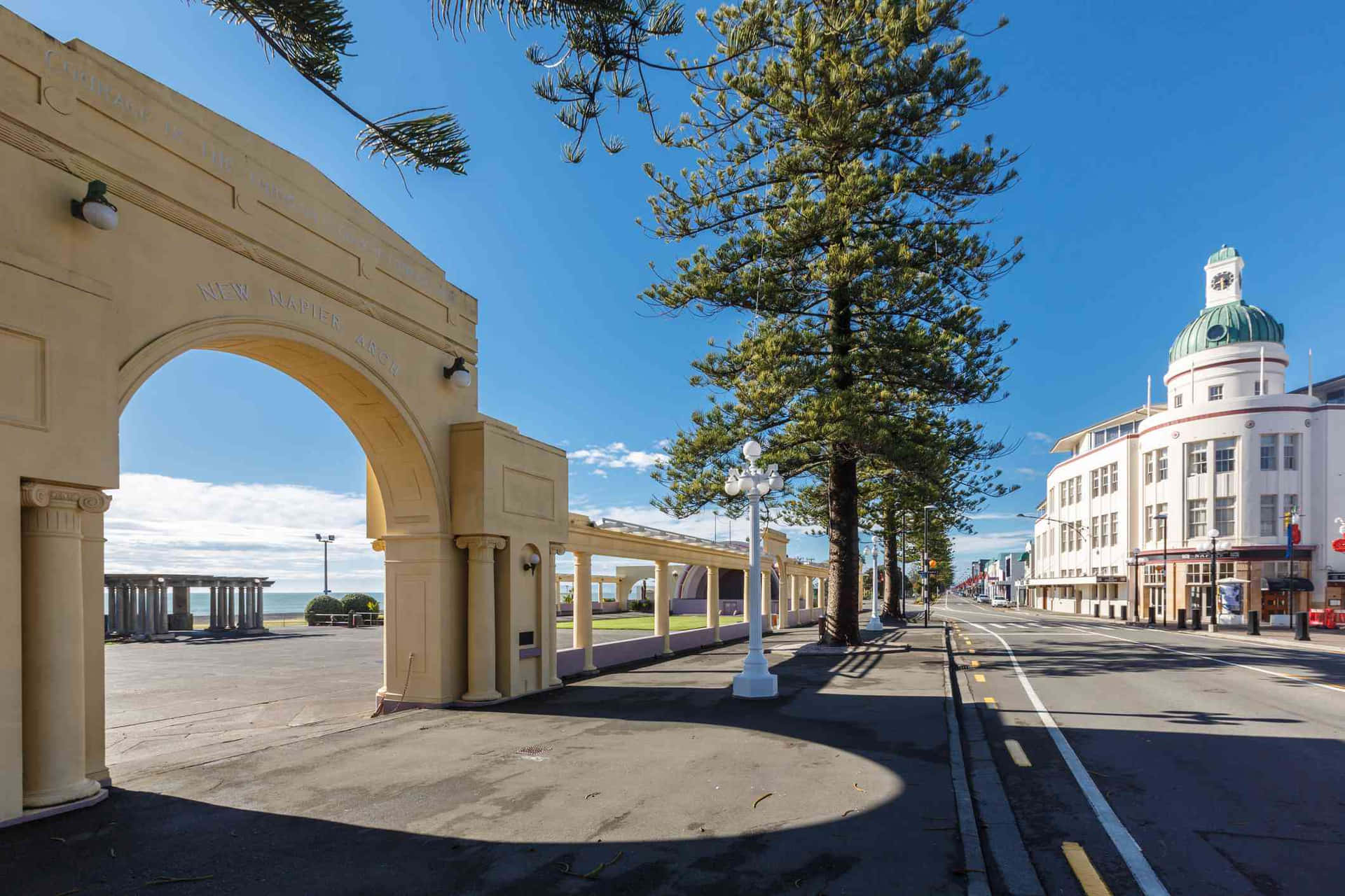 Napier_ Architecture_ Marine_ Parade Wallpaper