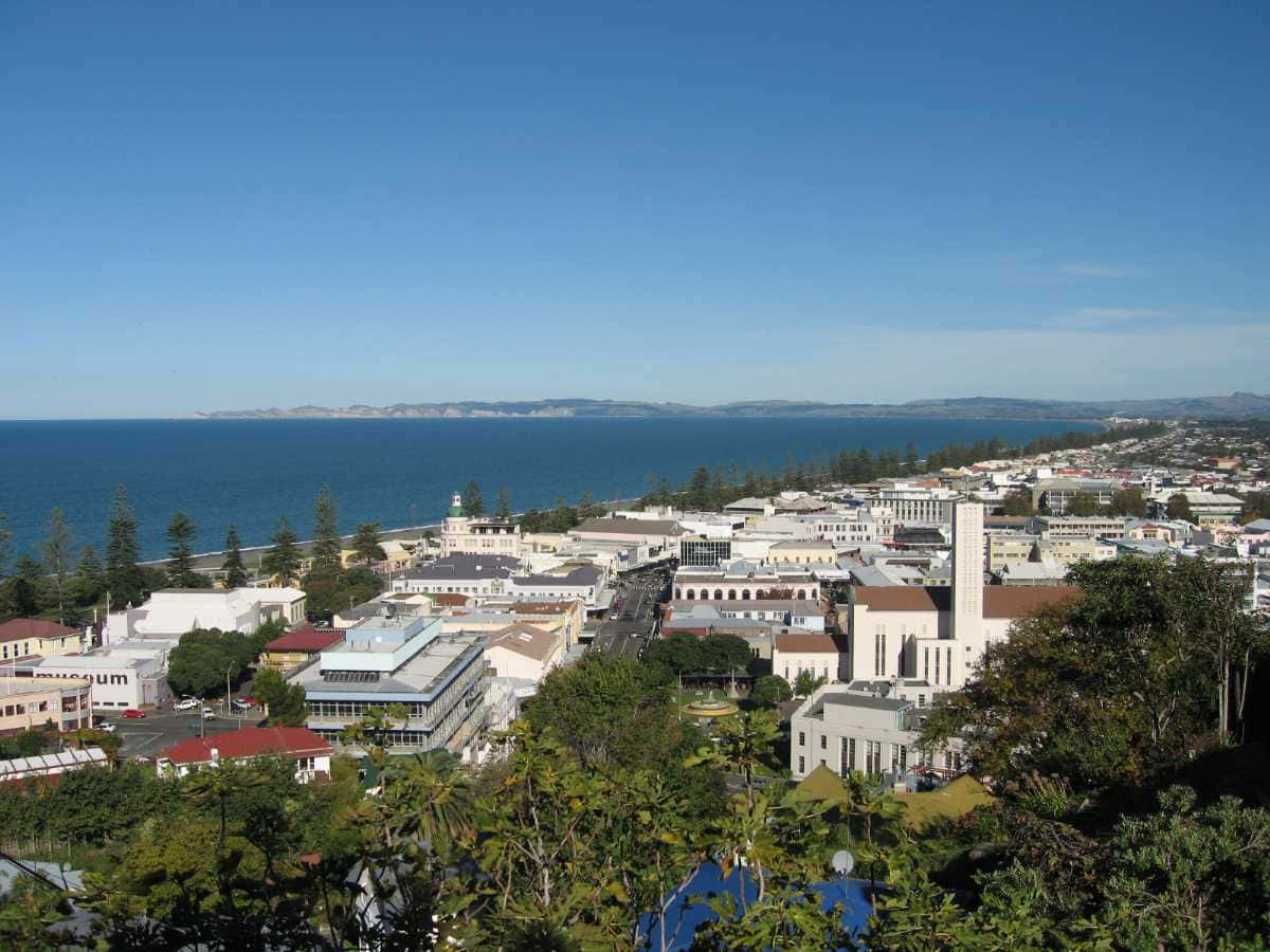 Napier_ Cityscape_ New_ Zealand Wallpaper