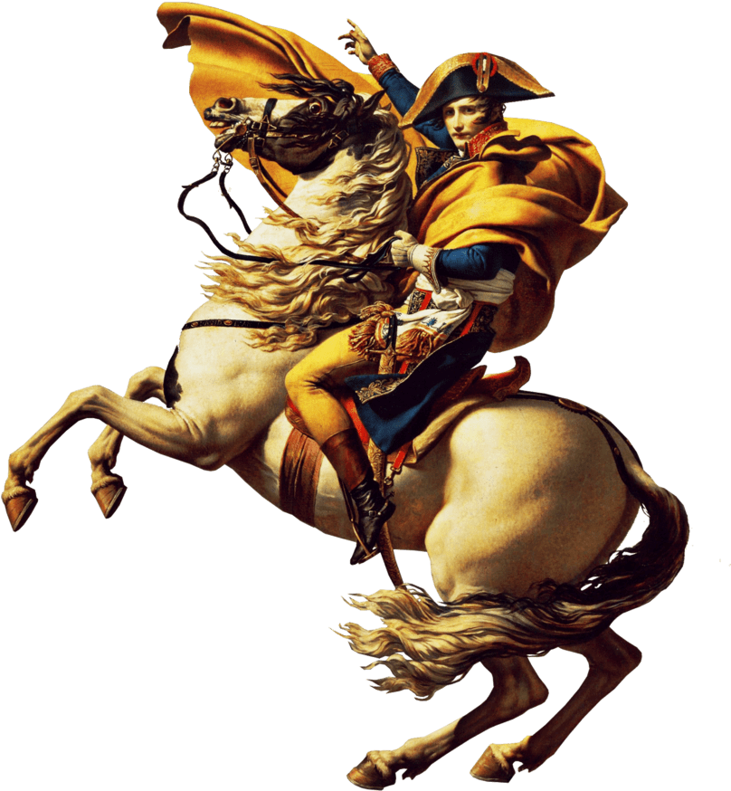 Napoleon Bonaparteon Horseback PNG