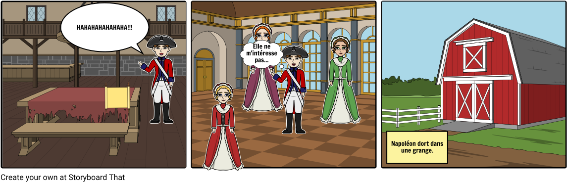 Napoleonic Era Comic Strip PNG