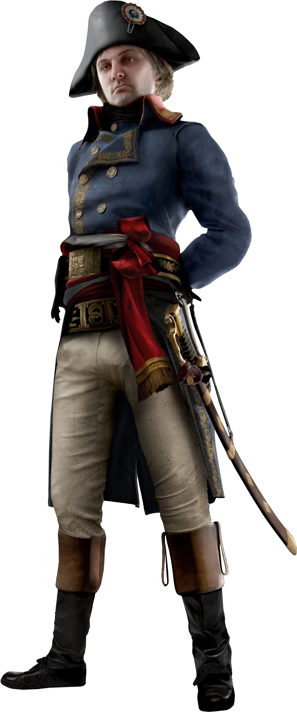 Napoleonic Era Uniform Figure PNG