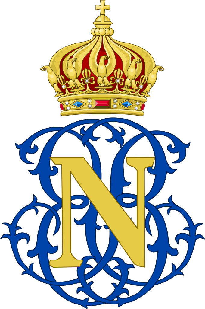 Napoleonic_ Imperial_ Crown_and_ Monogram PNG