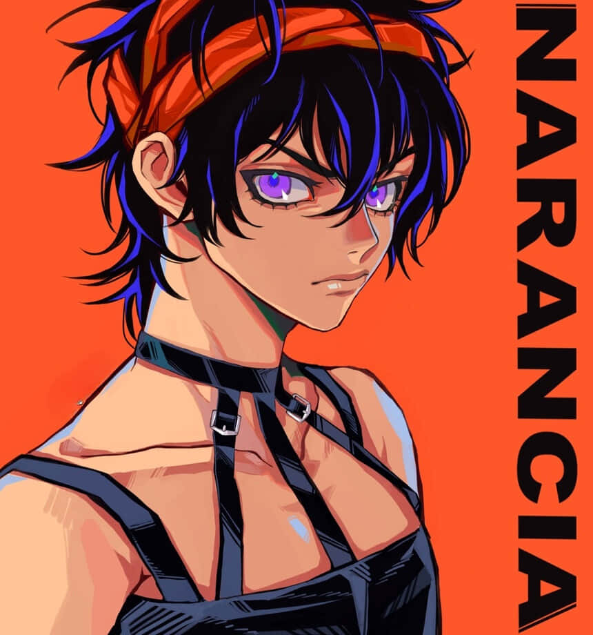 Download Enigmatic Narancia Ghirga in action Wallpaper | Wallpapers.com