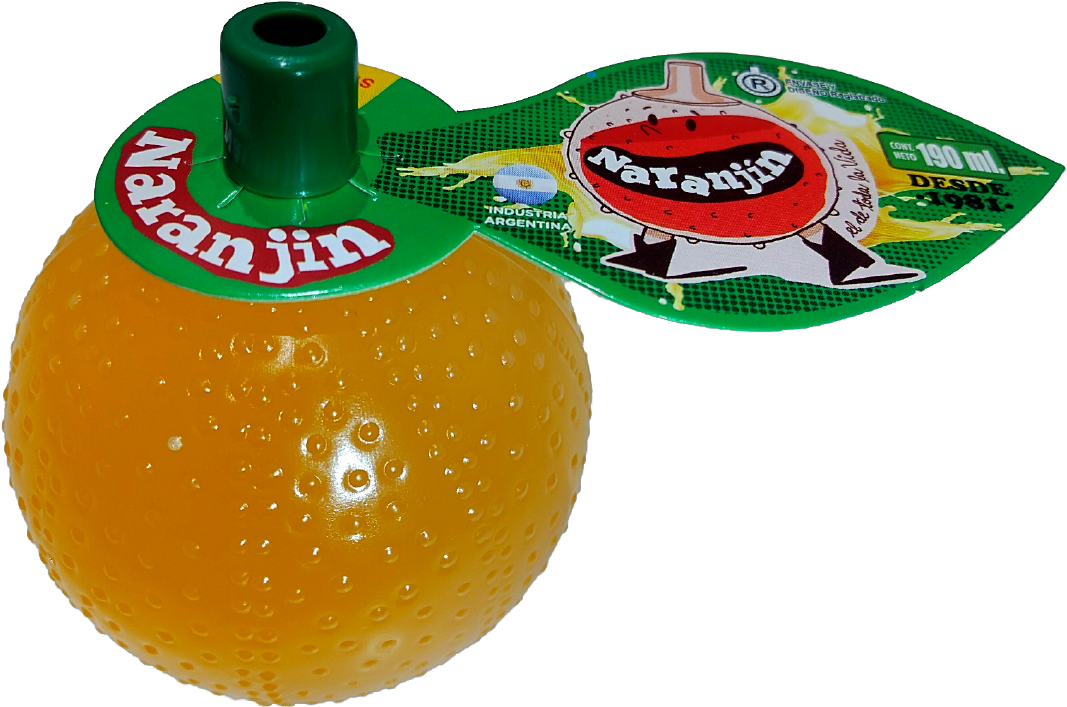 Naranjin Orange Flavored Drink Argentina PNG