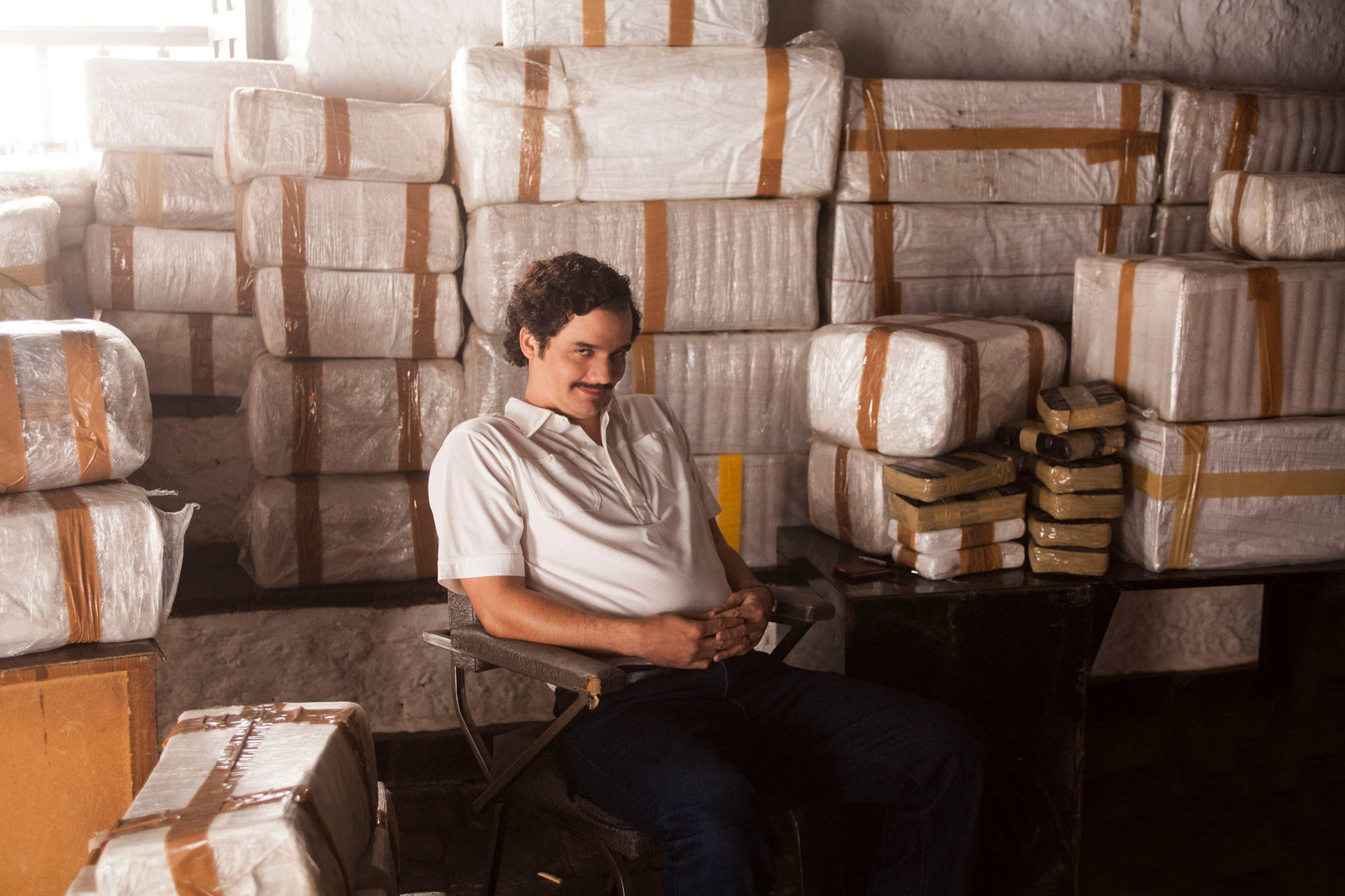 Narcos Character Pablo Escobar Background