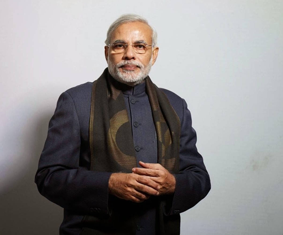 Narendra Modi gyldenbrun tørklæde Wallpaper
