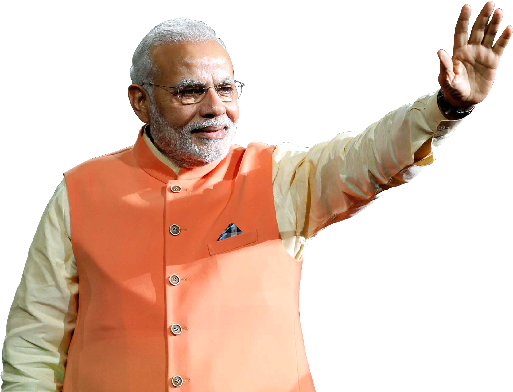 Narendra Modi Waving Gesture PNG