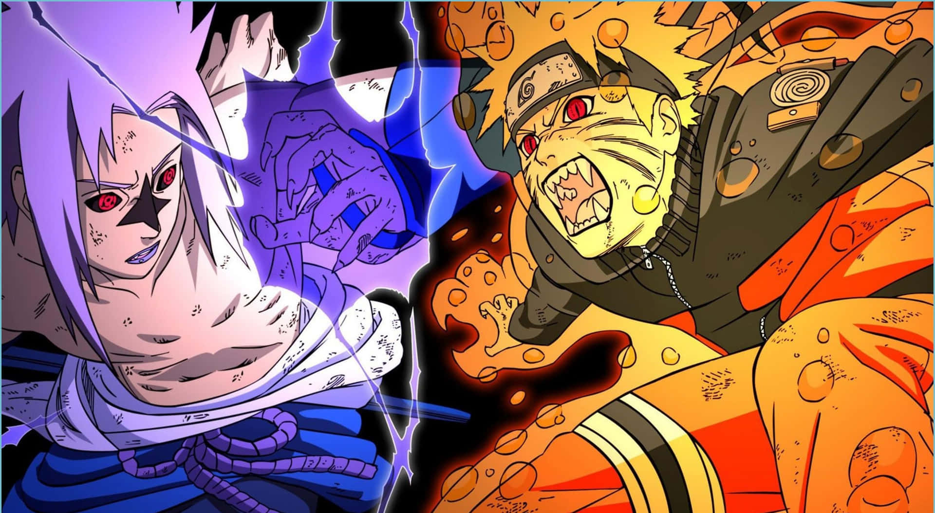 Naruto& Sasuke Ästhetik Computer Wallpaper