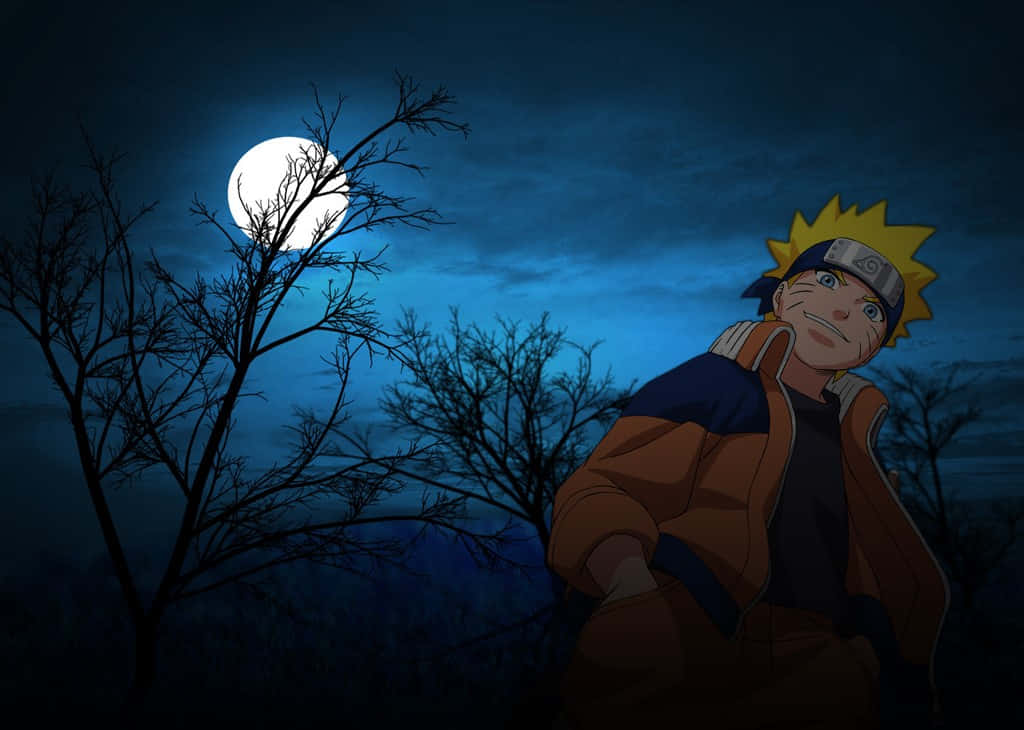 Narutostår Högt I En Värld Av Ensamhet. Wallpaper