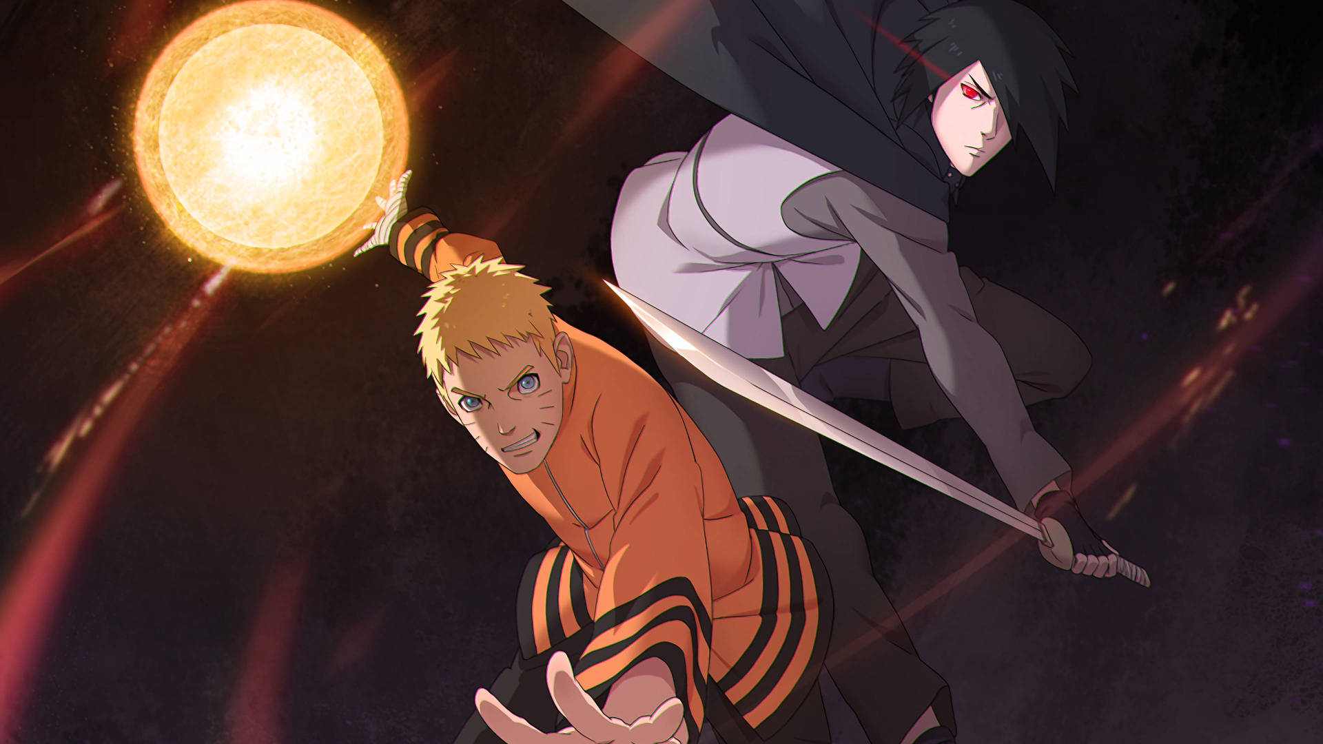 Download Naruto And Sasuke Adult Version Wallpaper 