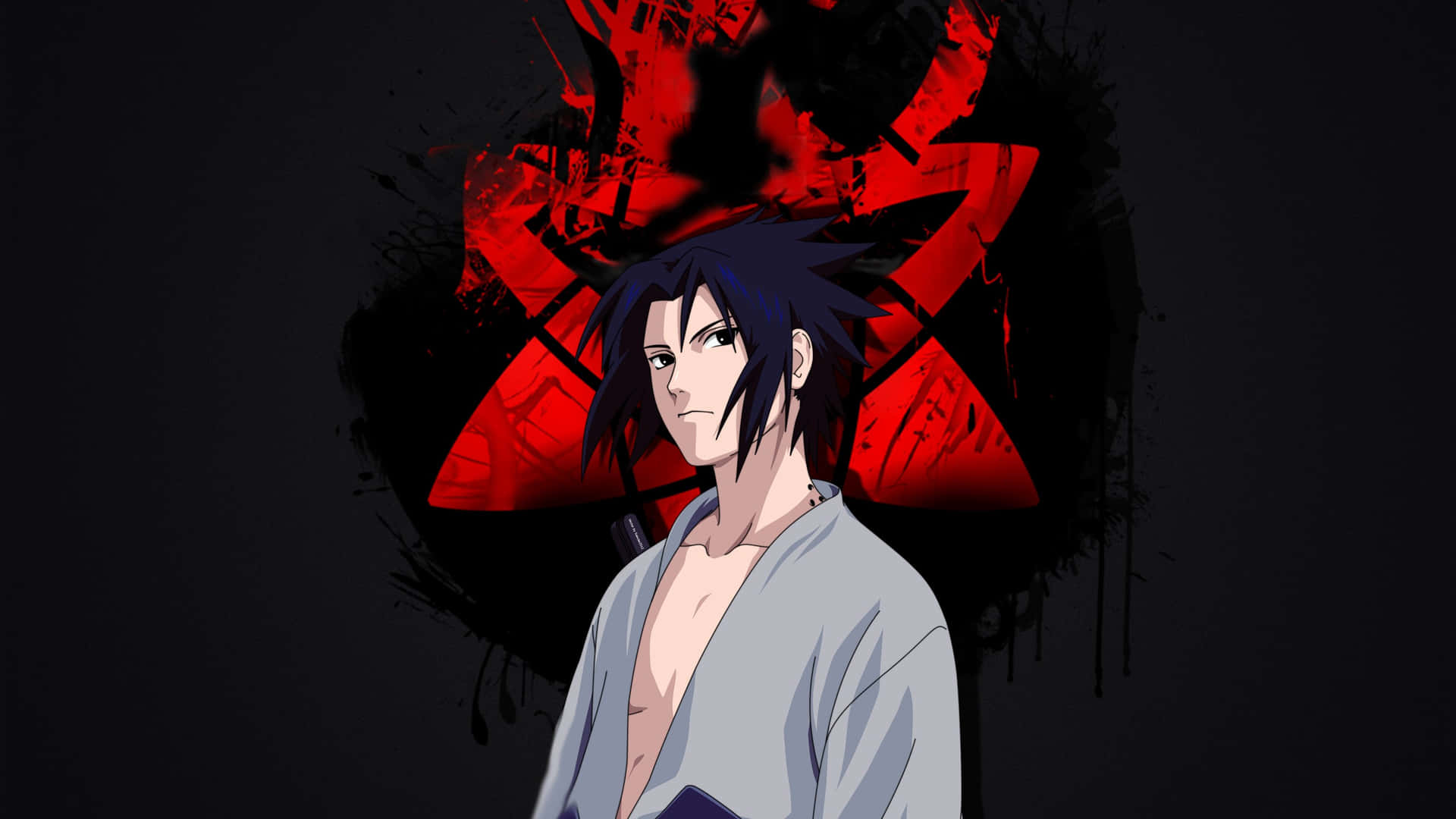 Narutooch Sasuke Redo Att Slå Till. Wallpaper