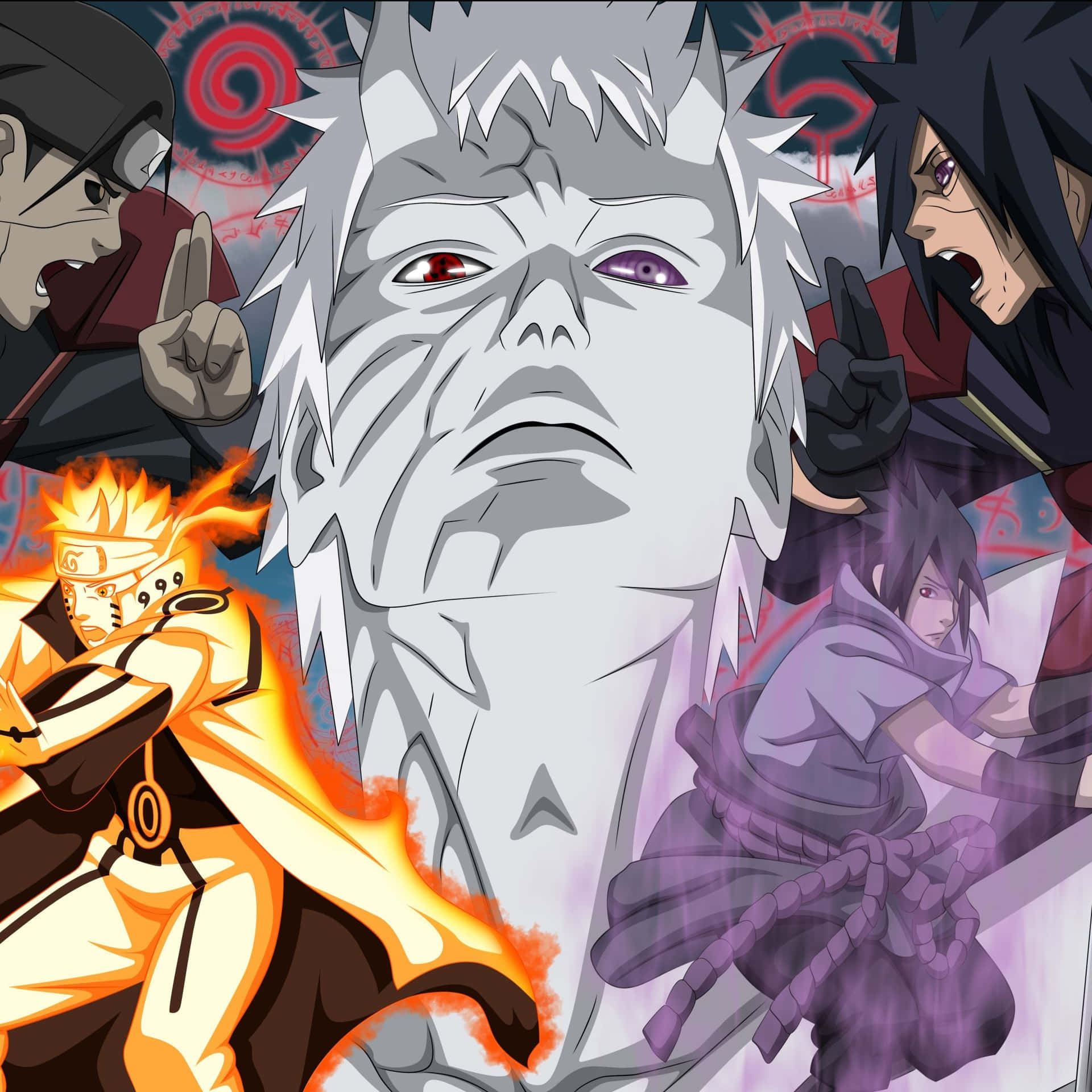 Naruto Anime 2048 X 2048 Wallpaper