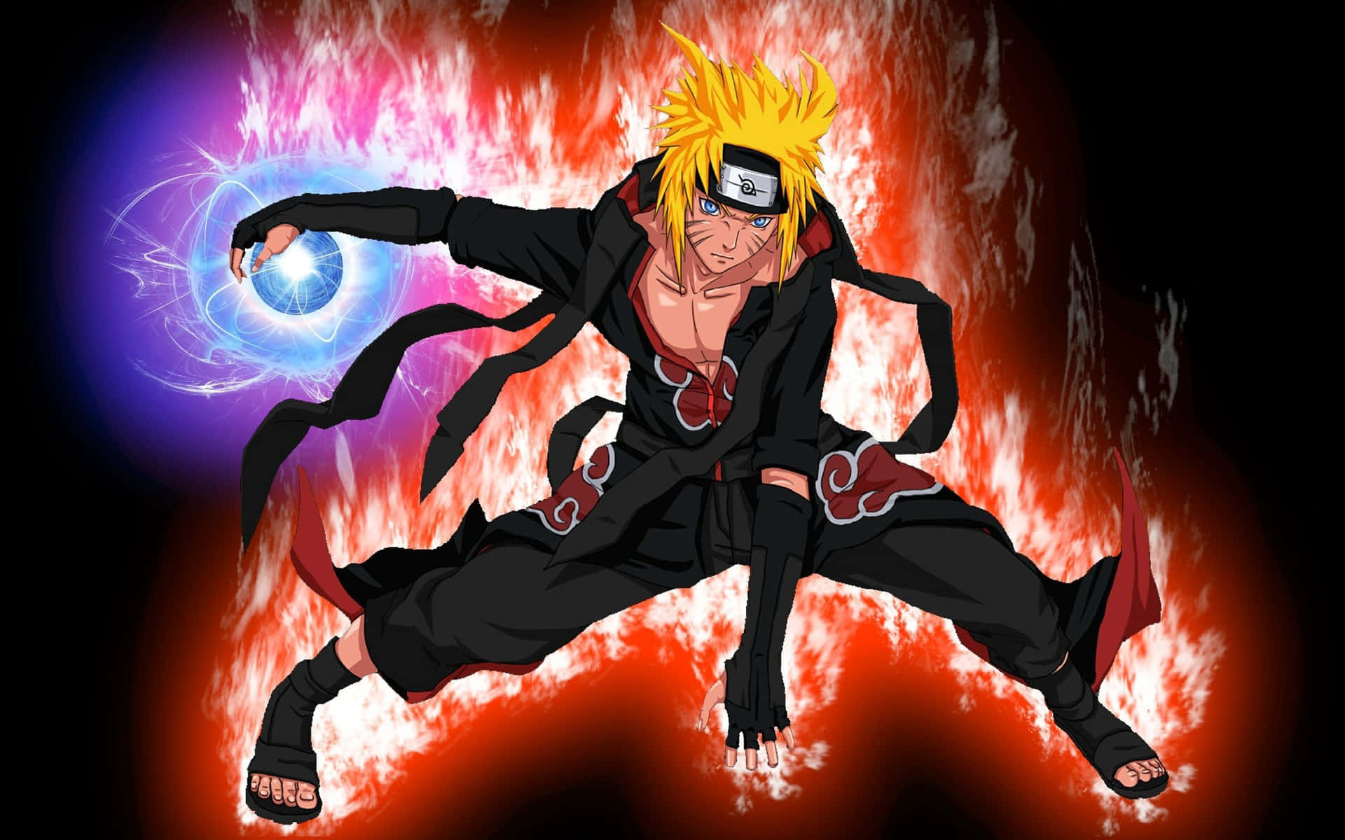 Immergitinel Mondo Dei Ninja Con L'anime Di Naruto. Sfondo