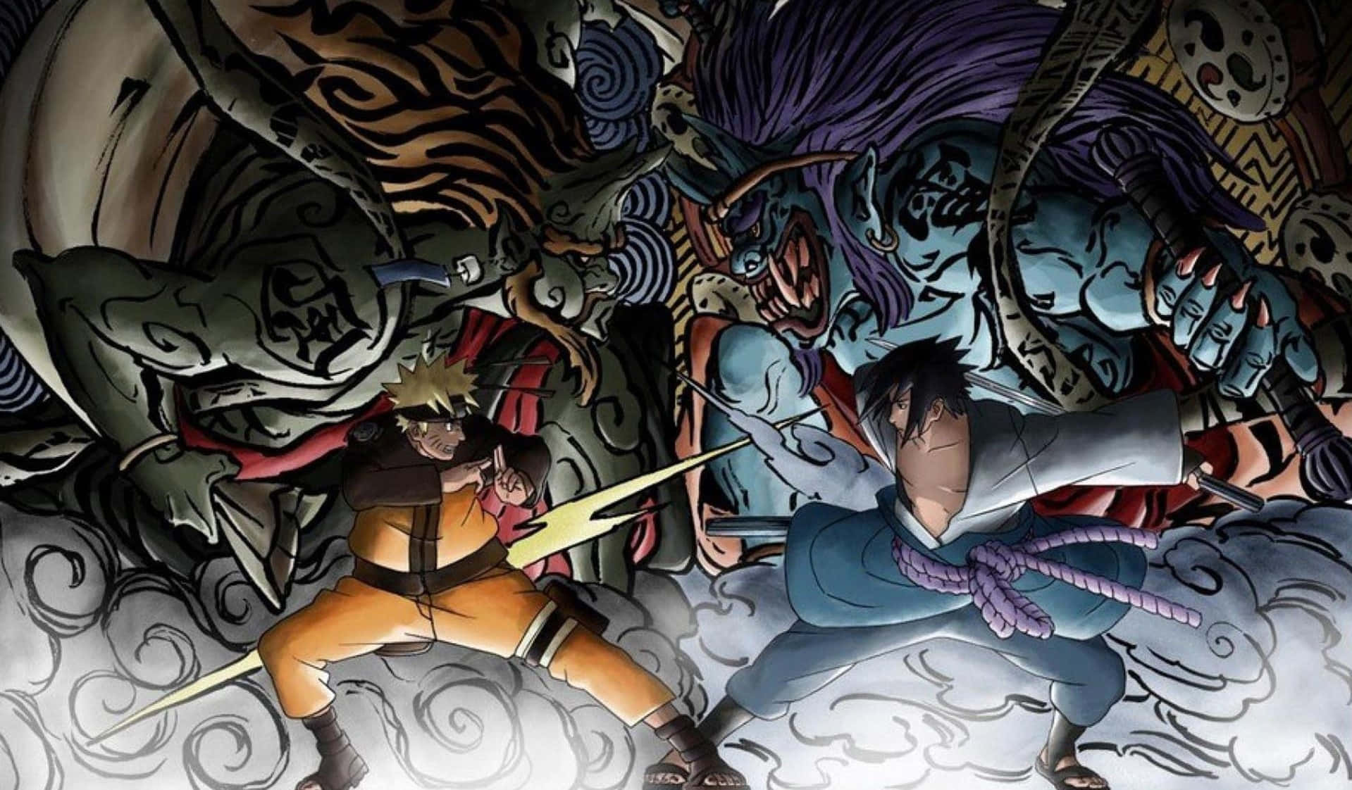 Naruto Uzumaki, en teenage ninja, der påbegynder en vej mod selvopdagelse og heltedåd. Wallpaper