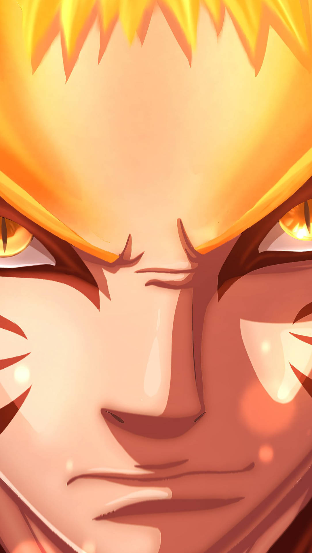 Naruto Baryon Mode Closeup Face Wallpaper