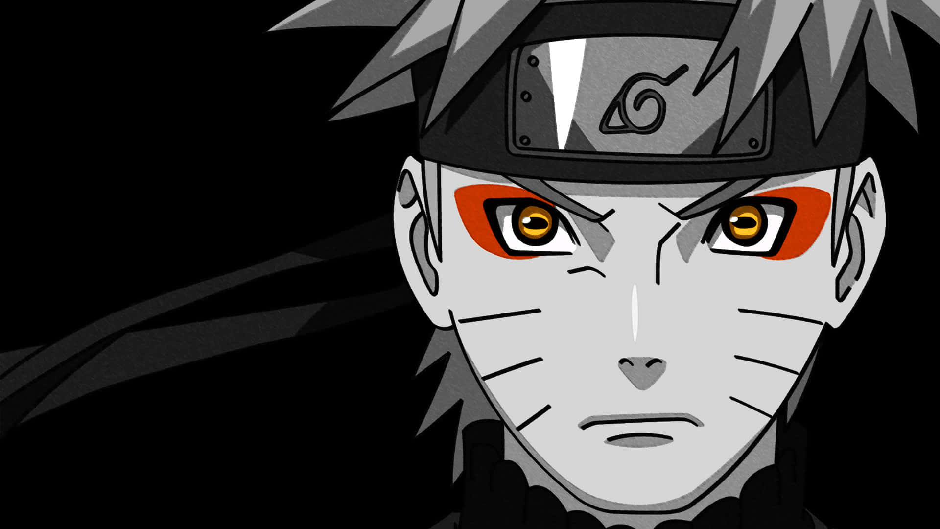 Abbracciail Potere Della Trasformazione Con Naruto Black.