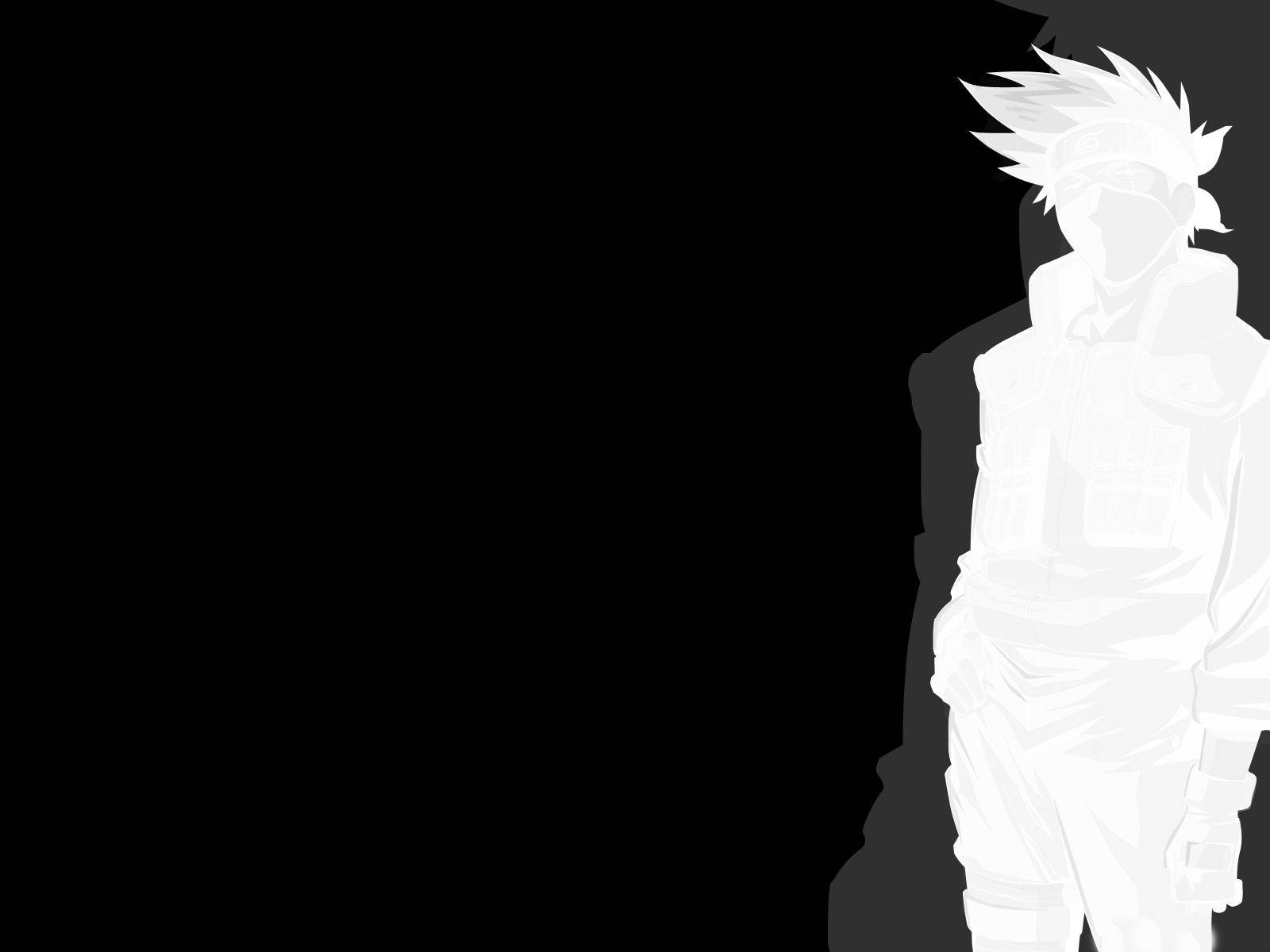 Naruto Black Hatake Kakashi White Shadow Wallpaper