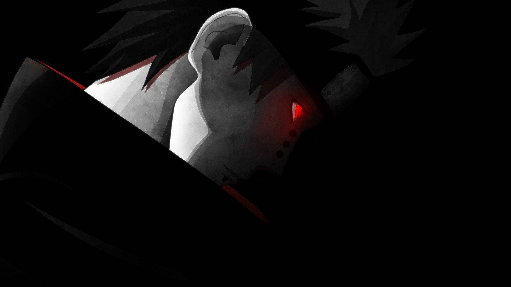 Naruto Black Pain Controlled By Nagato Sharingan Eyes Background