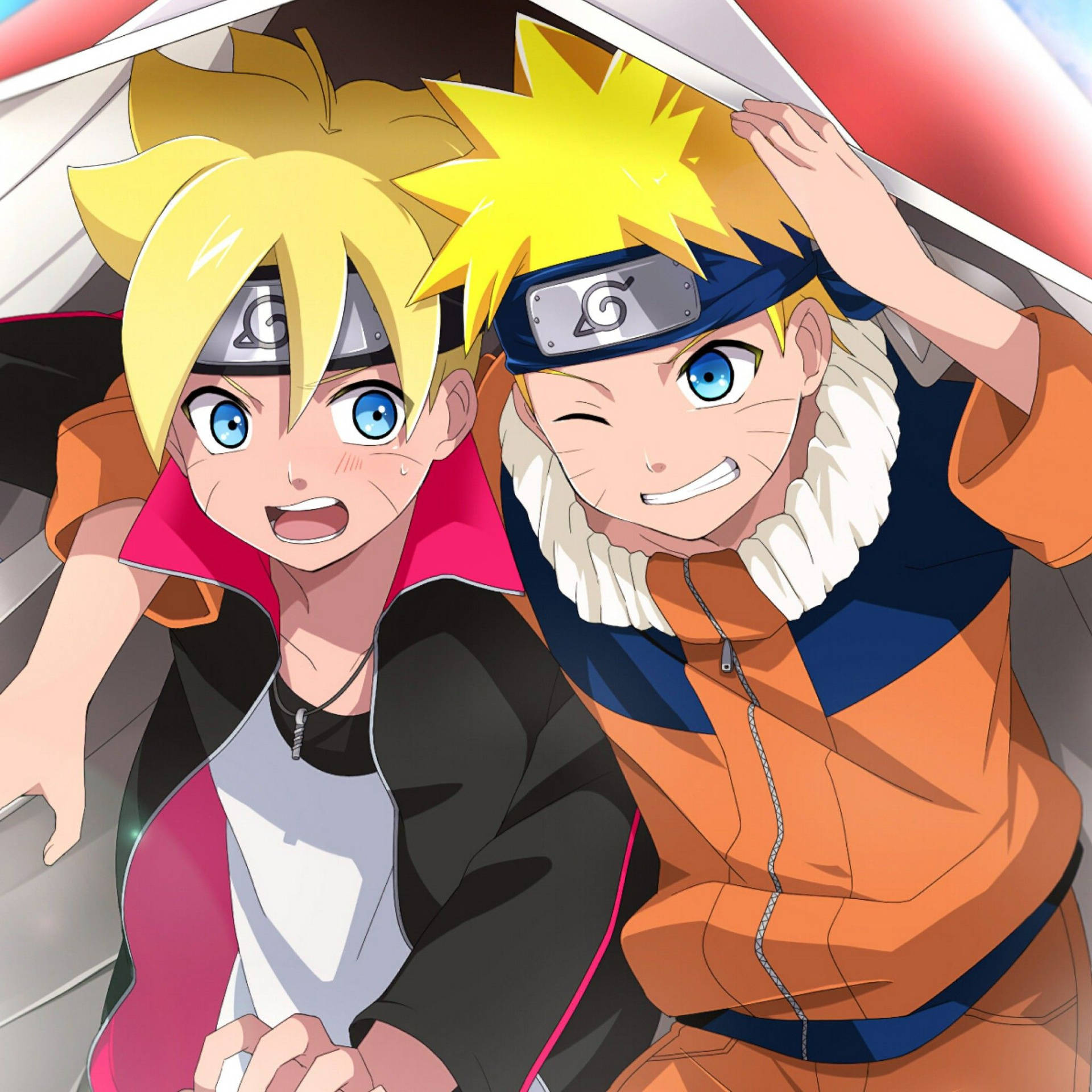 Naruto Boruto Kids Poster Wallpaper