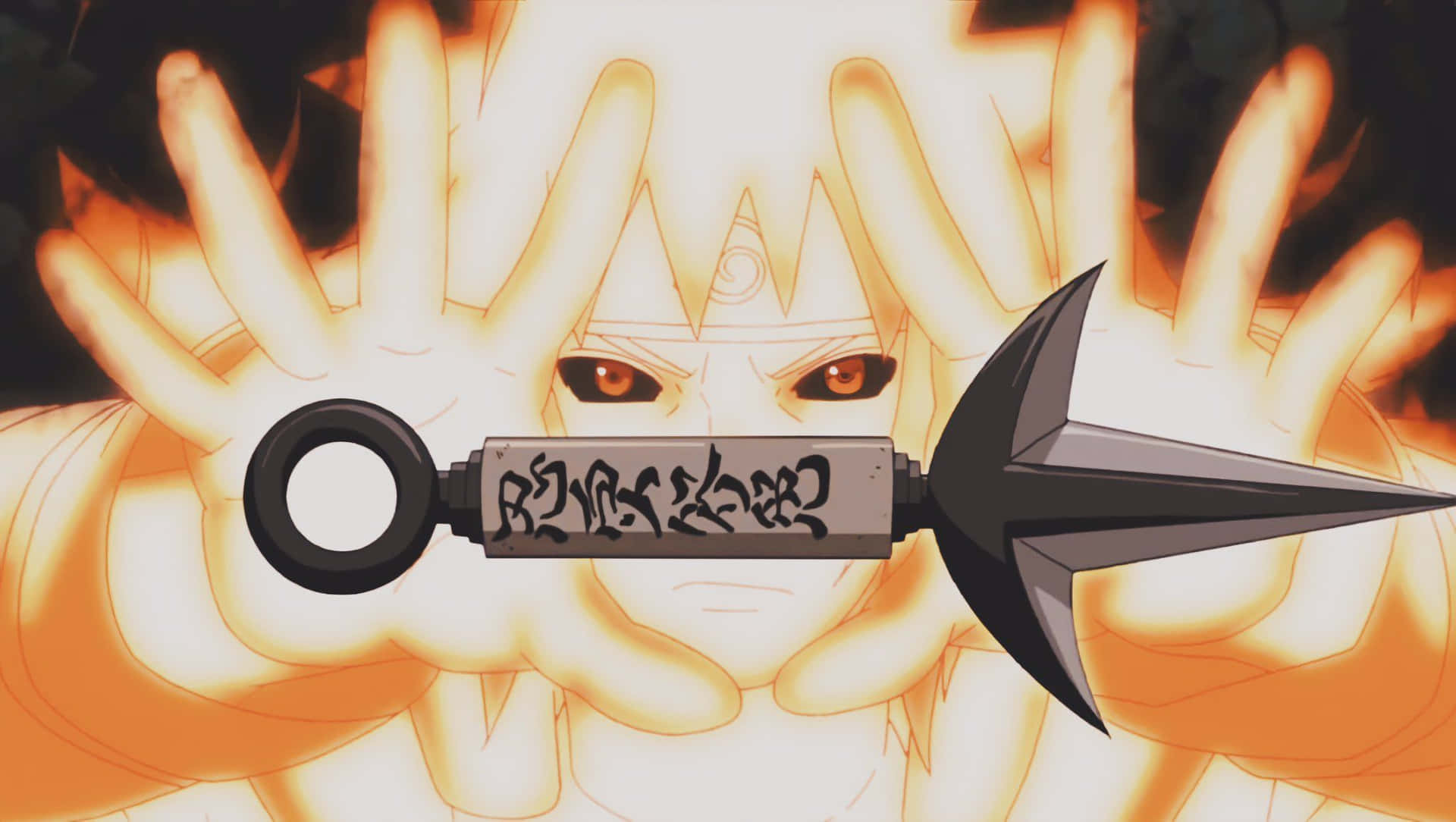 Naruto Character Holding Kunai Wallpaper