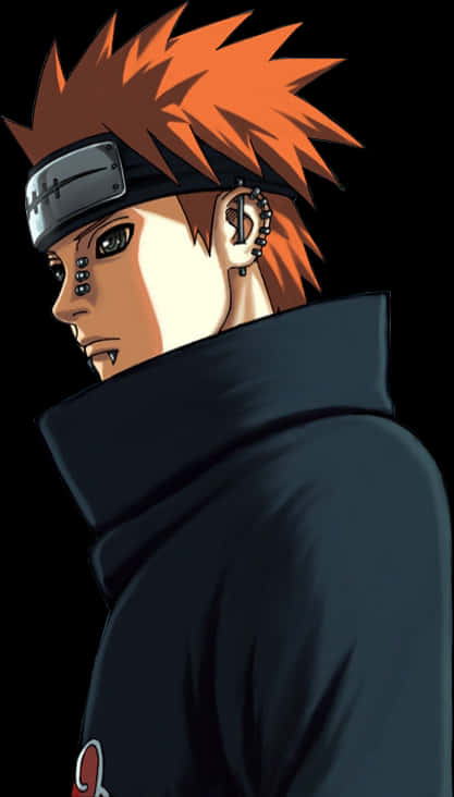 Naruto Character Pein Portrait PNG