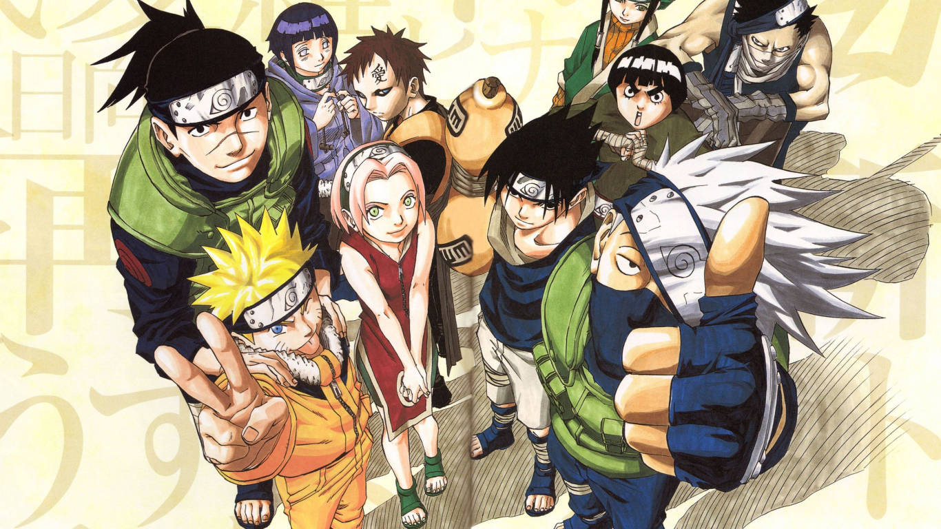 Naruto Characters Anime Poster Wallpaper
