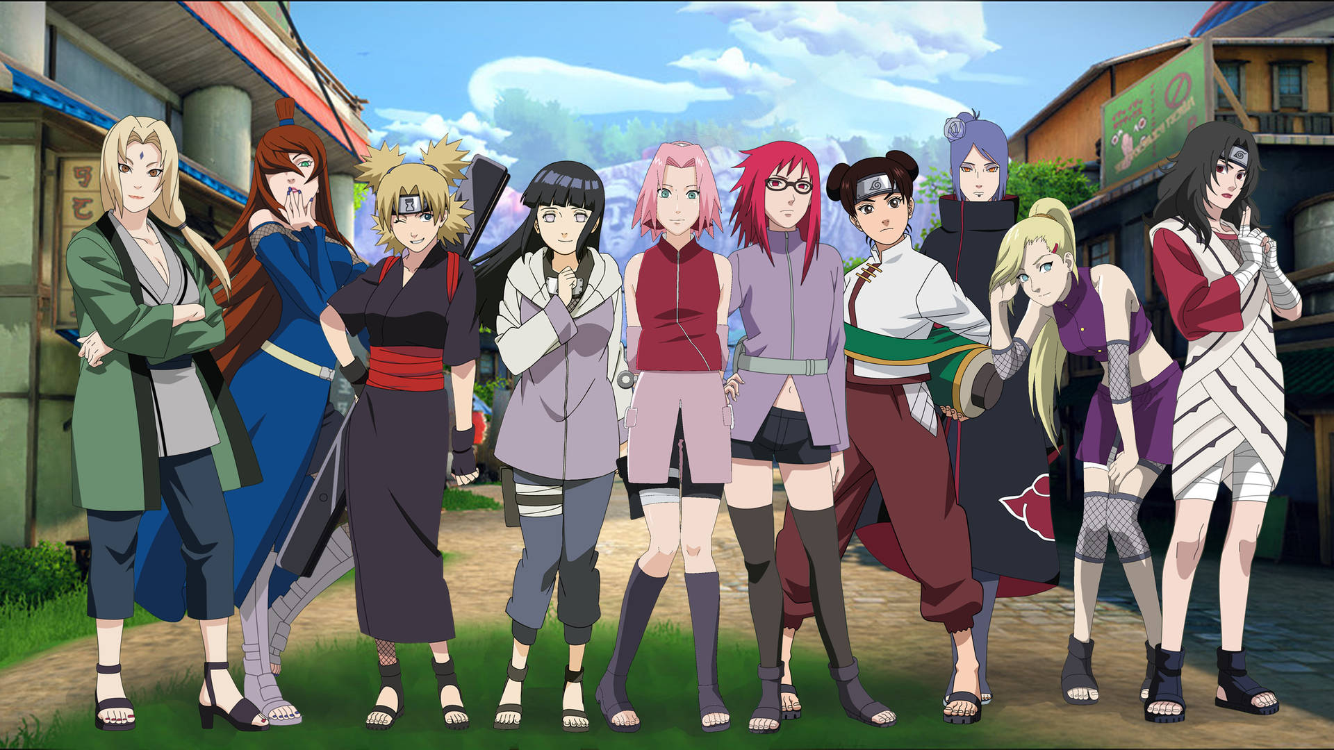 Naruto Characters Strongest Ninja Girls Wallpaper