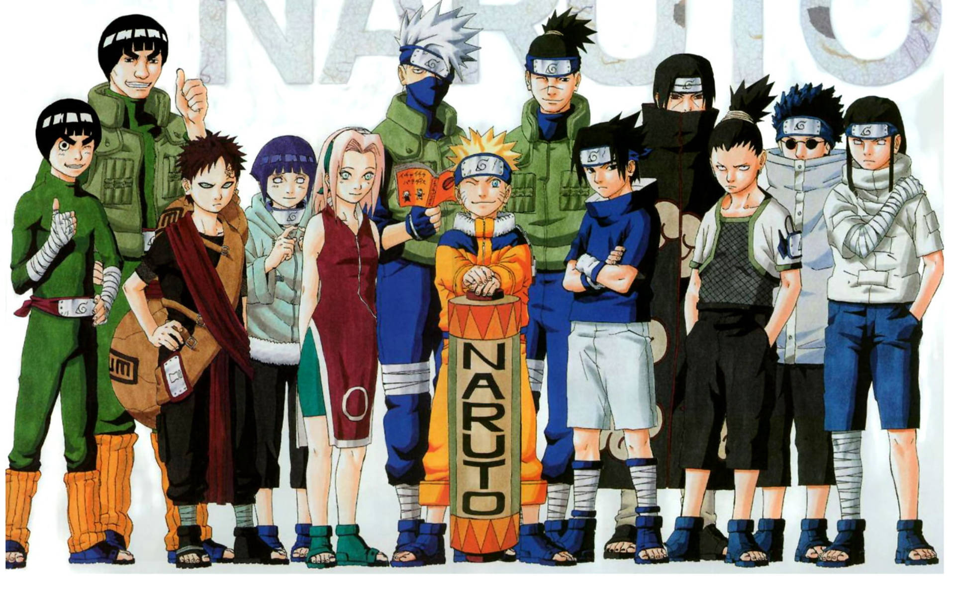Naruto Characters Teachers And Students Wallpaper